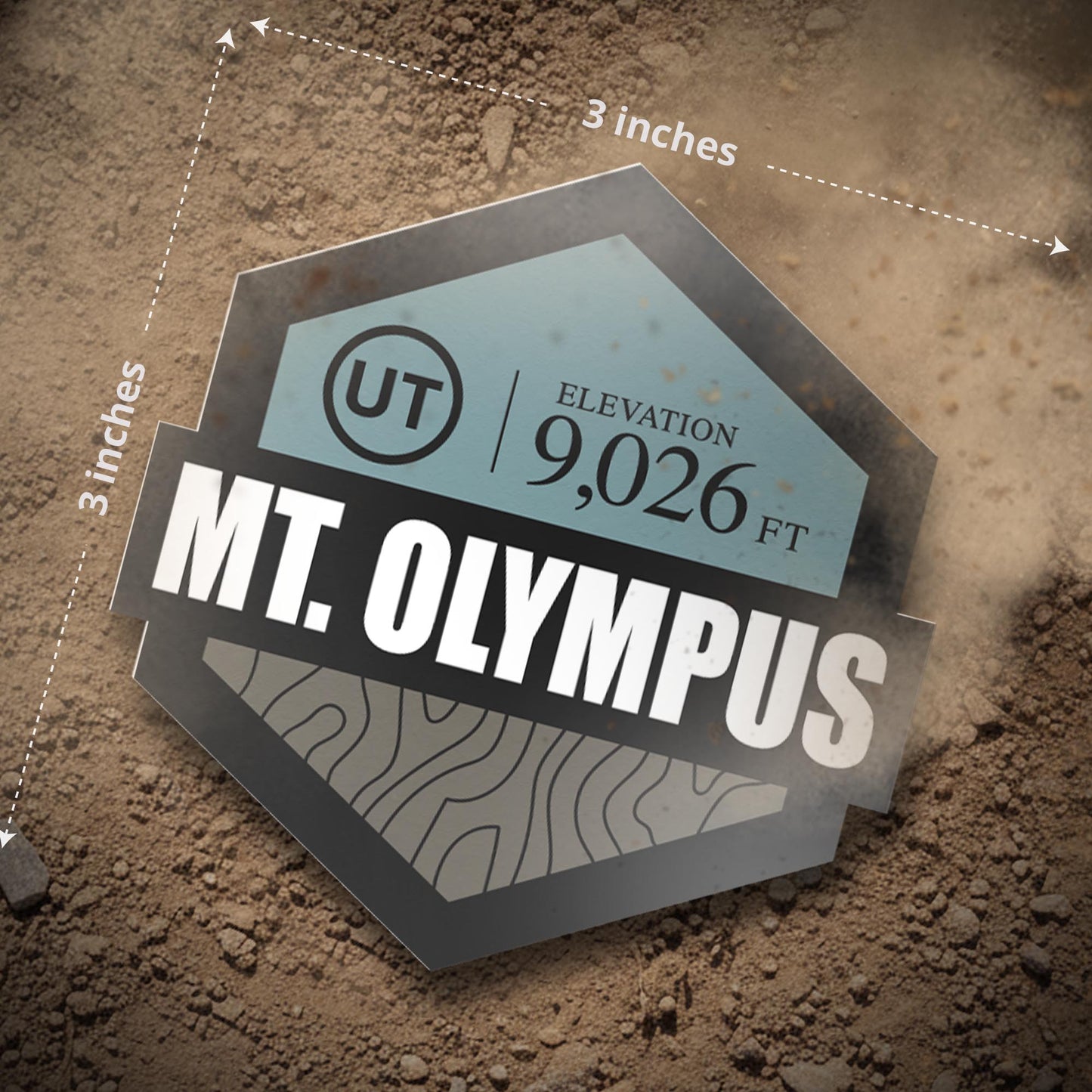 Sticker: Mount Olympus