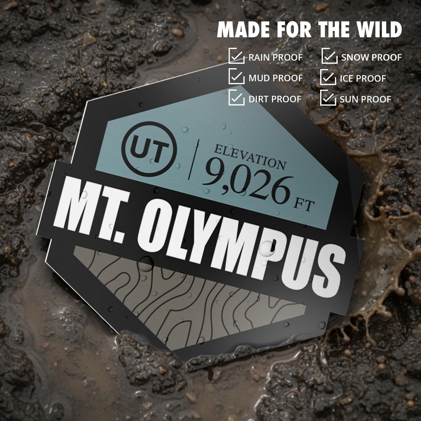 Sticker: Mount Olympus