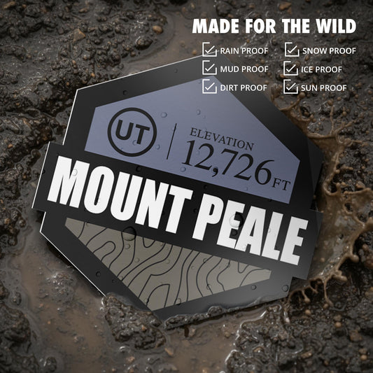 Sticker: Mount Peale