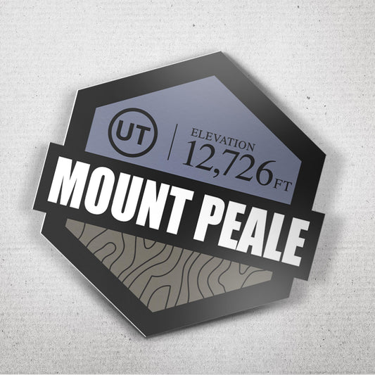 Sticker: Mount Peale
