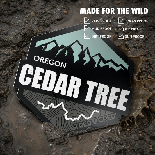 Sticker: Cedar Tree