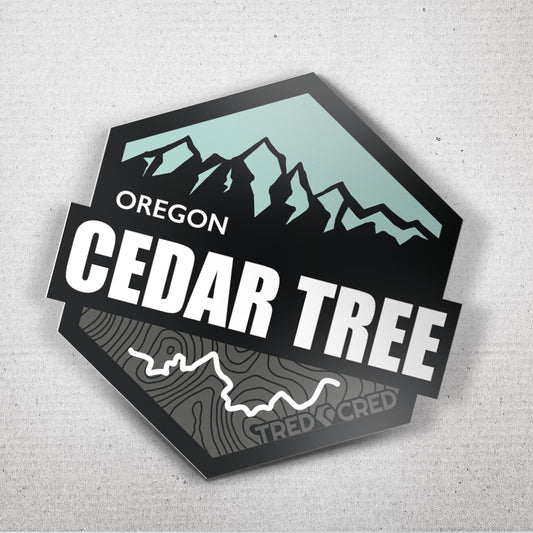 Sticker: Cedar Tree