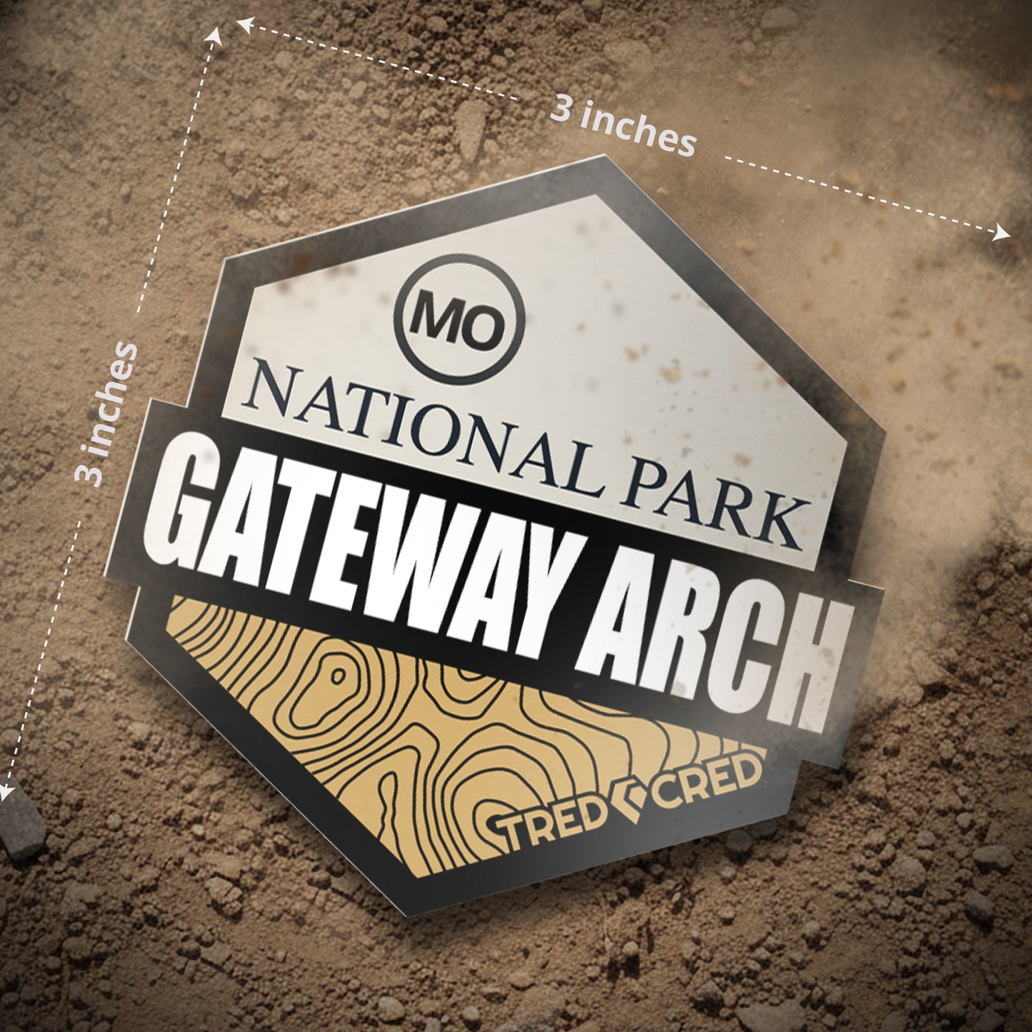 Sticker: Gateway Arch National Park