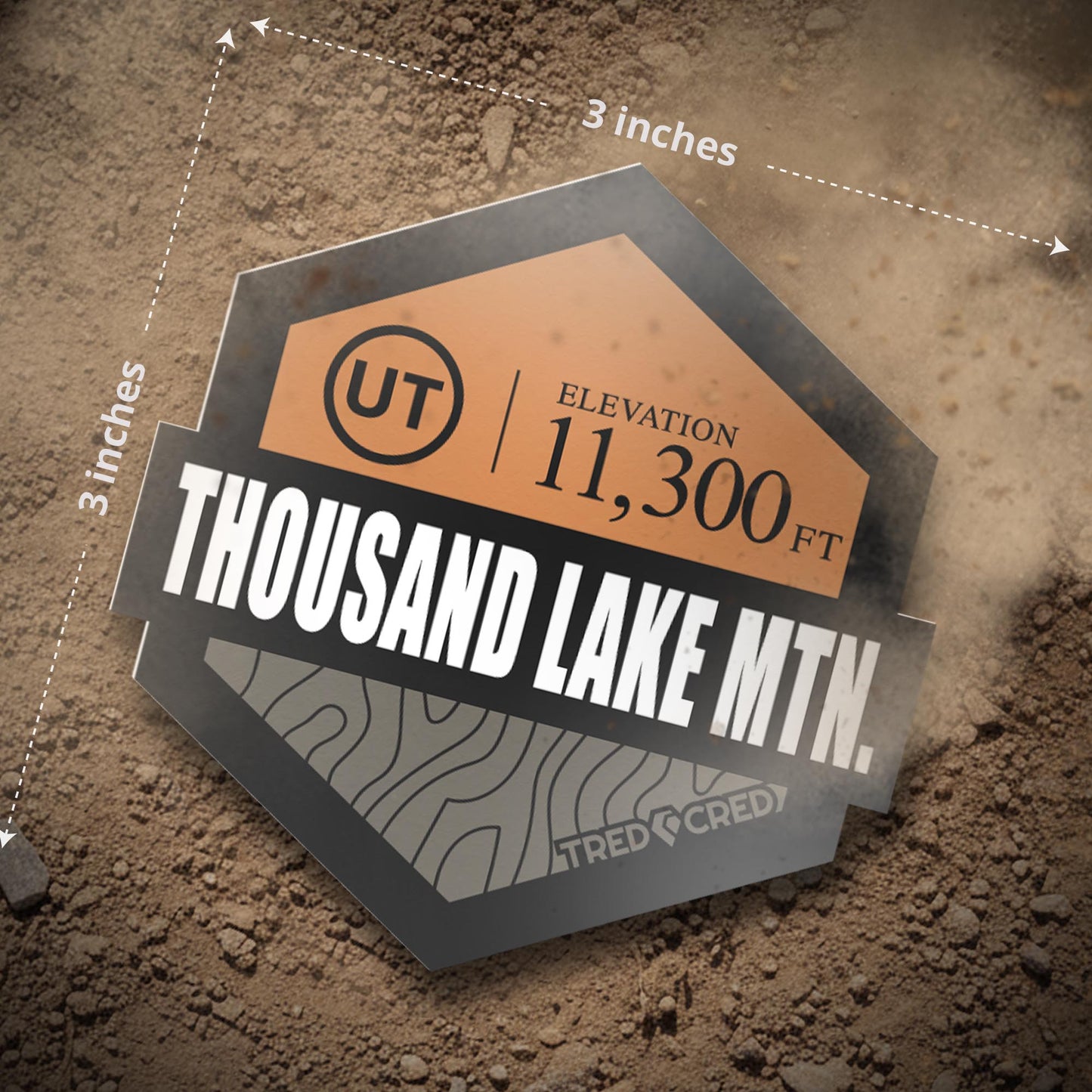 Sticker: Thousand Lake Mtn.