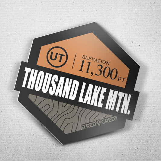 Sticker: Thousand Lake Mtn.