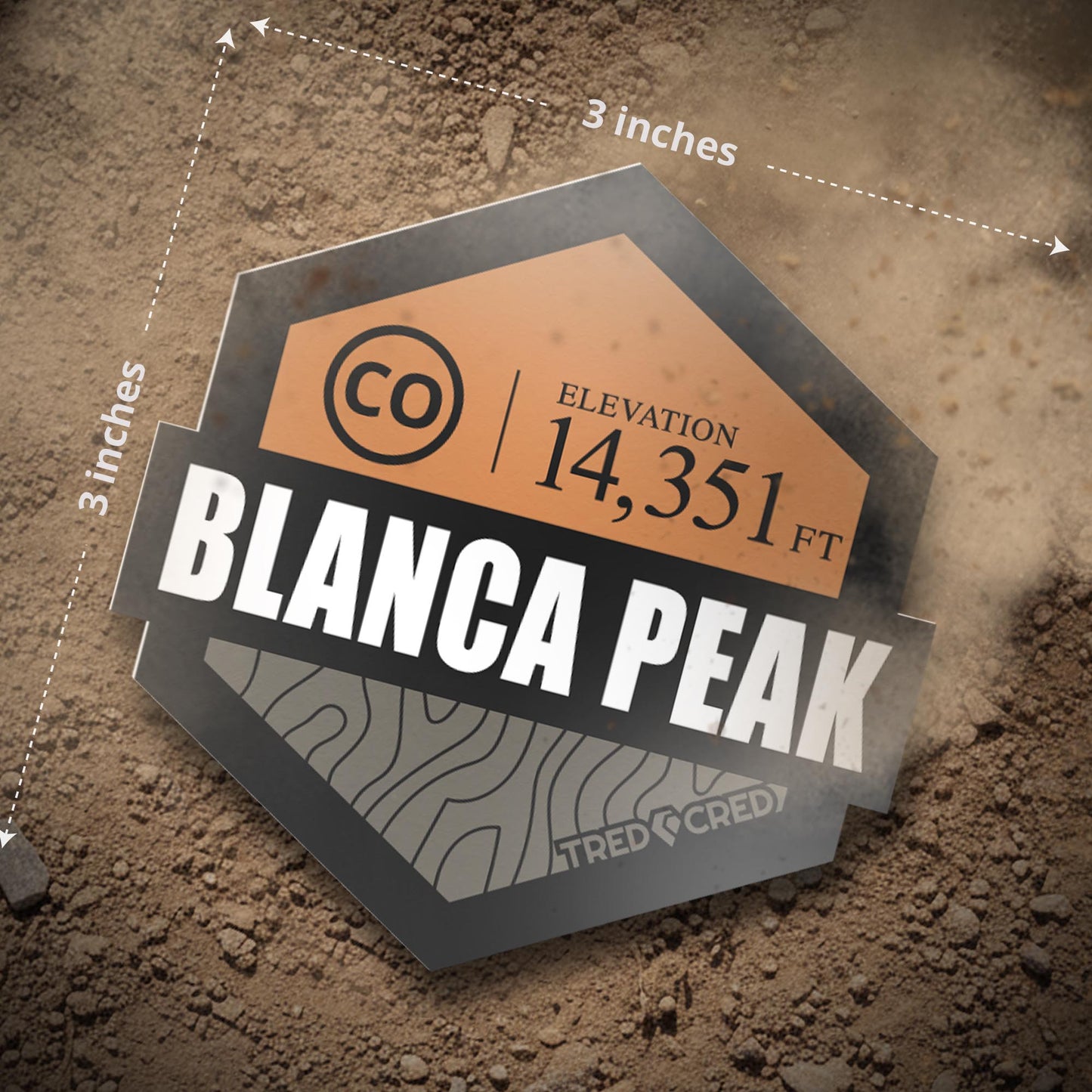 Sticker: Blanca Peak