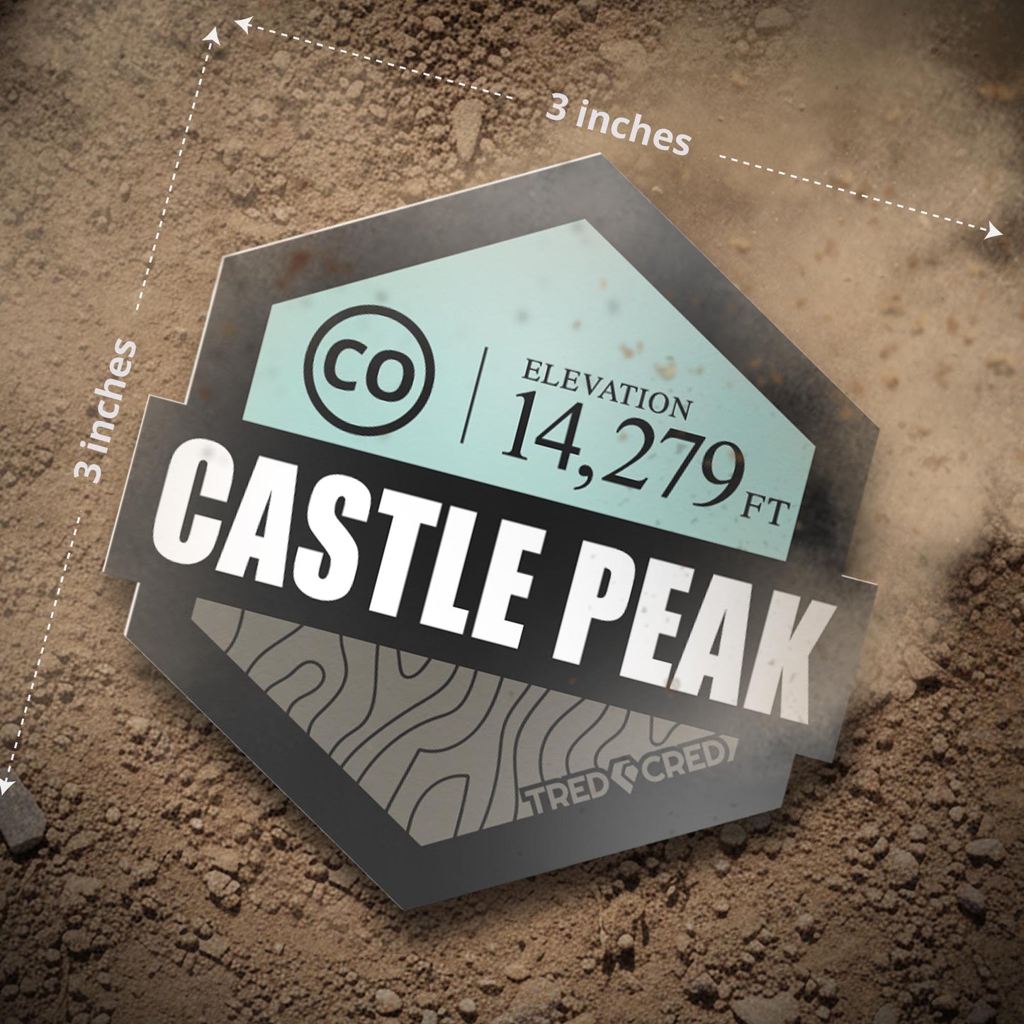 Sticker: Castle Peak