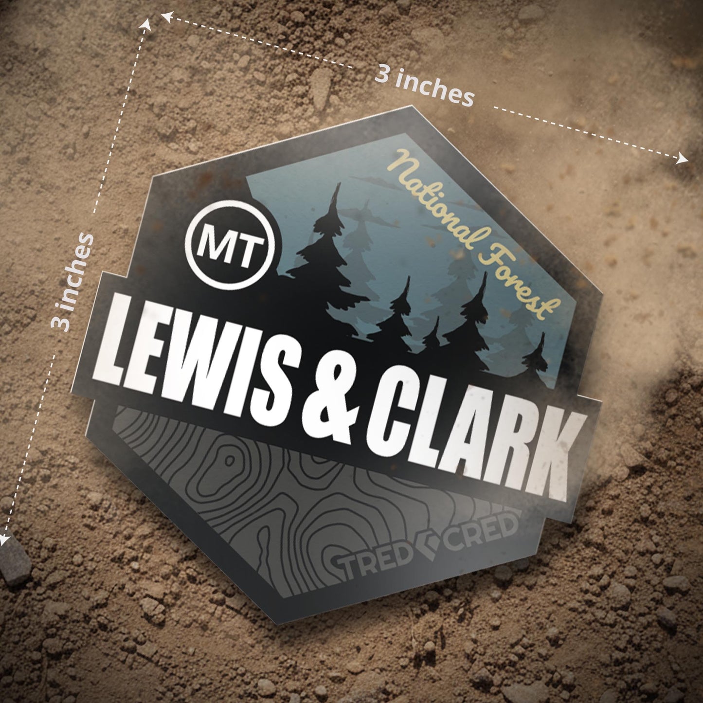 Sticker: Lewis and Clark National Forest