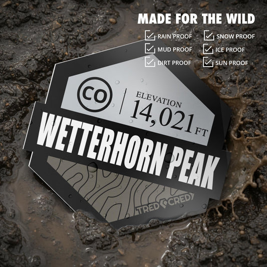 Sticker: Wetterhorn Peak