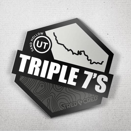 Sticker: Triple 7s