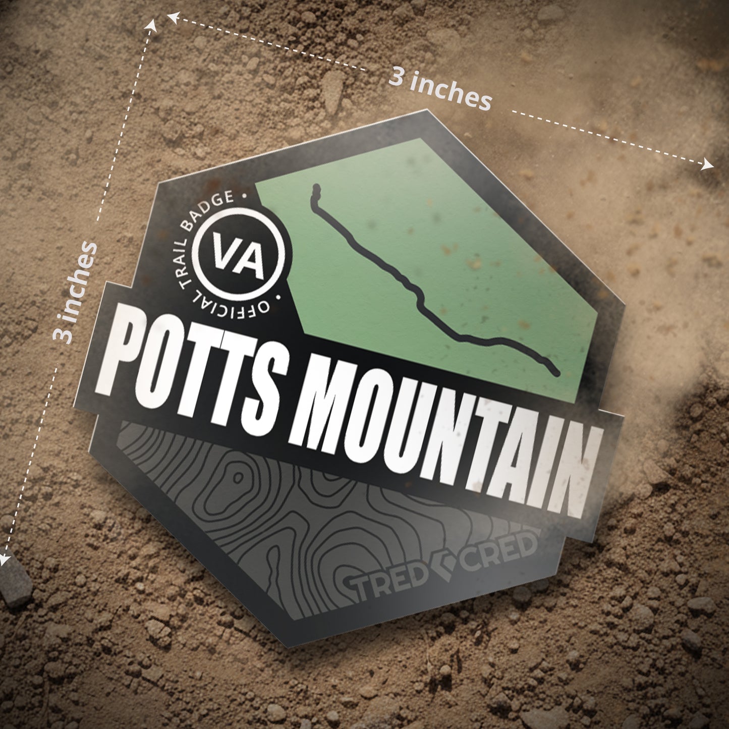Sticker: Potts Mountain