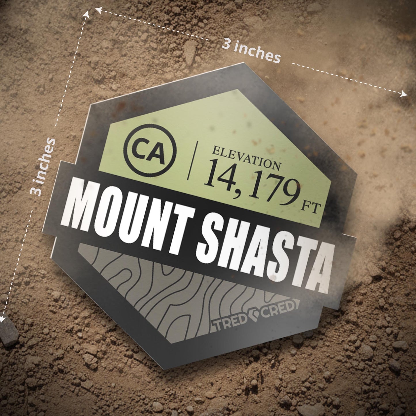 Sticker: Mount Shasta