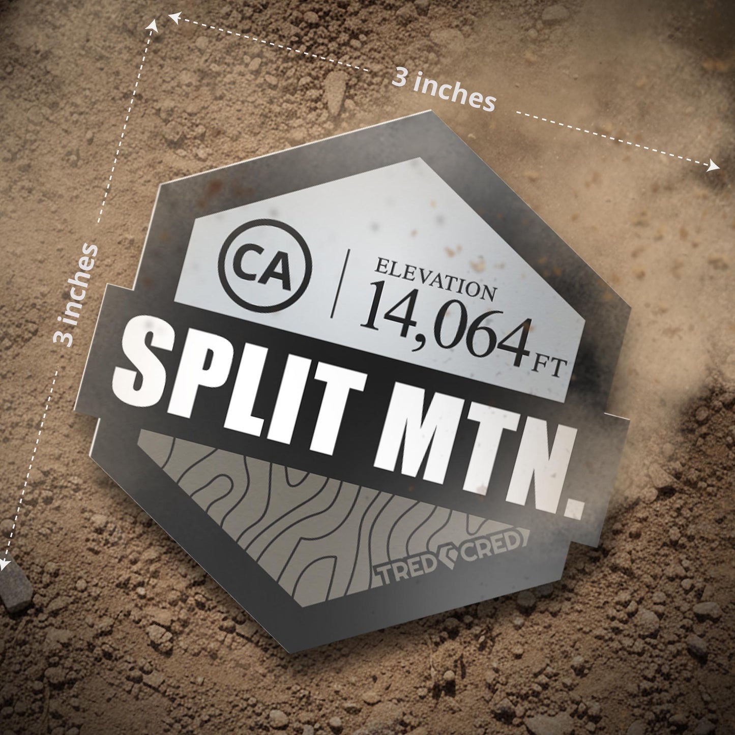 Sticker: Split Mountain