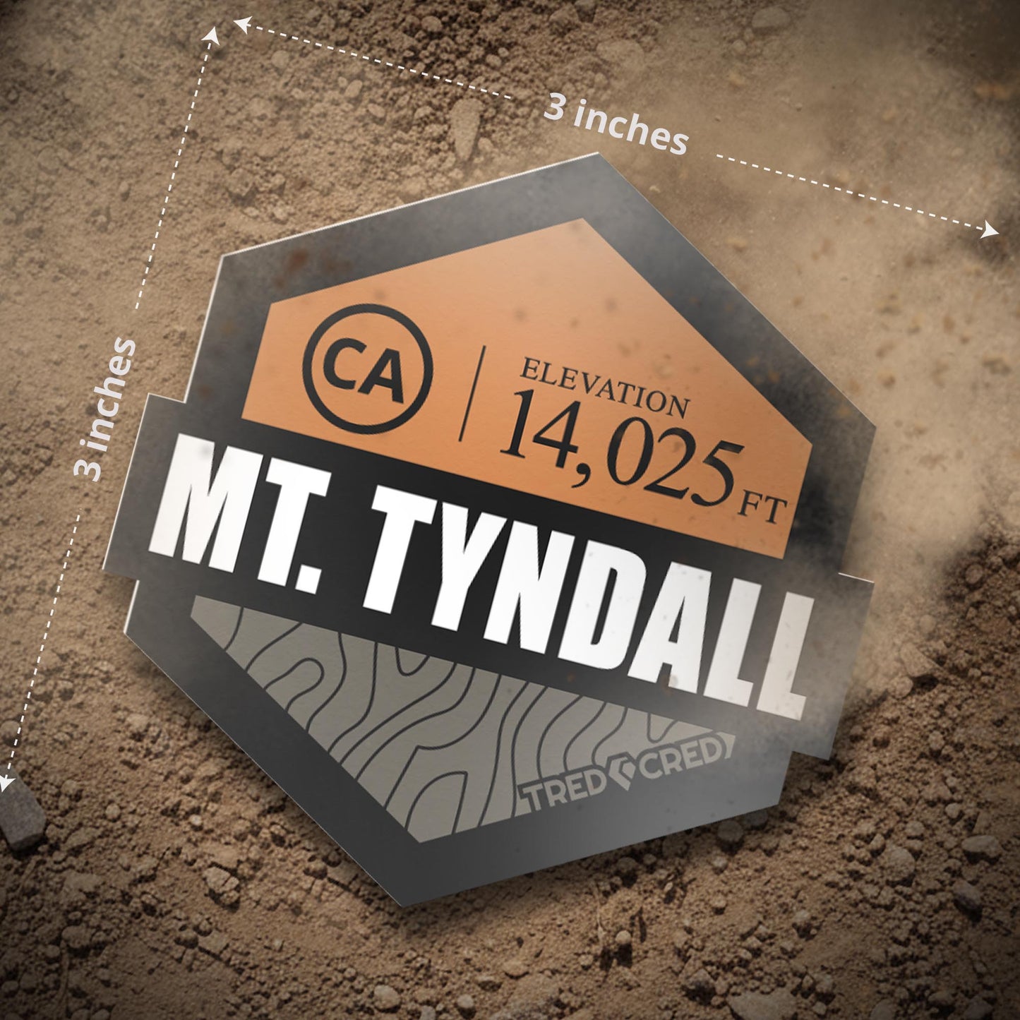 Sticker: Mount Tyndall