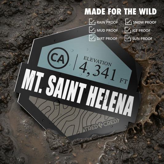 Sticker: Mount Saint Helena