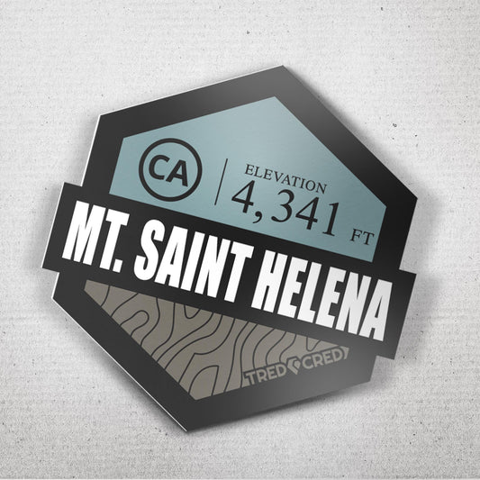 Sticker: Mount Saint Helena