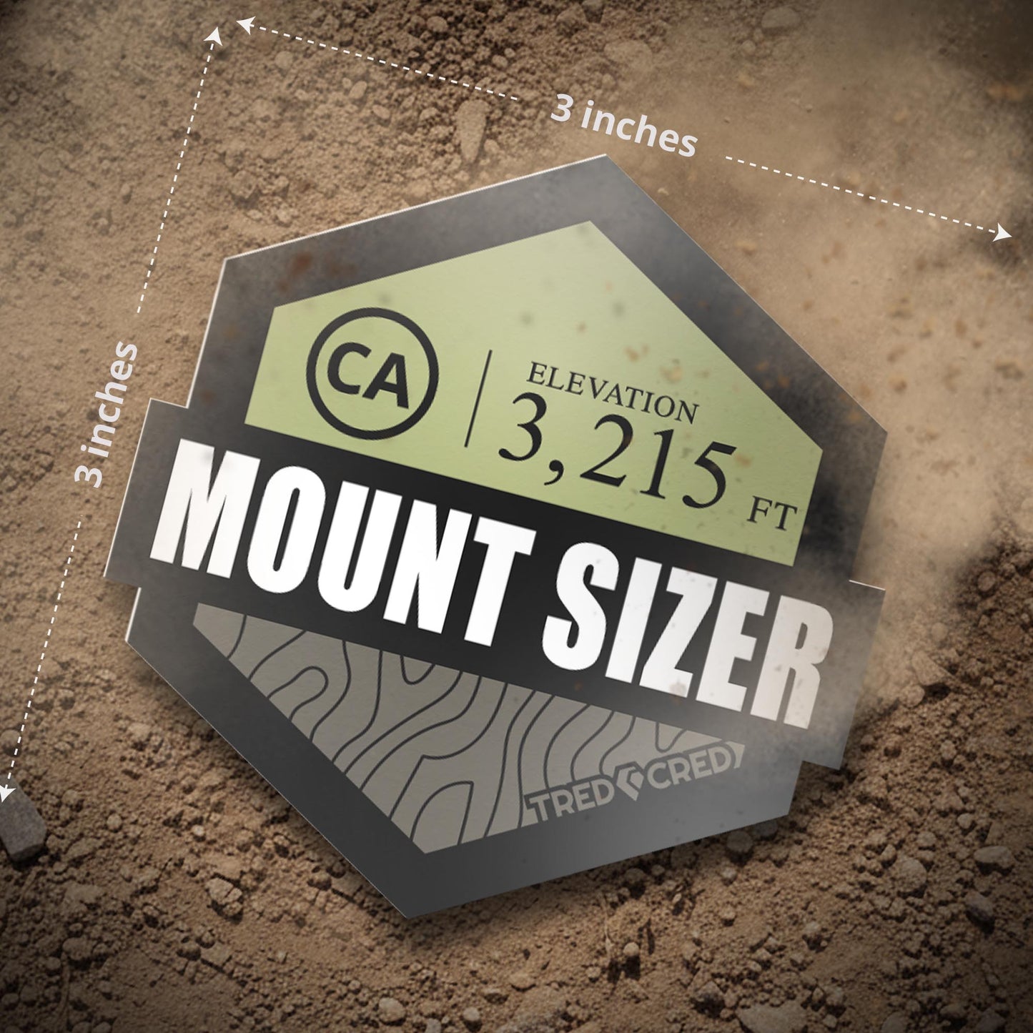Sticker: Mount Sizer