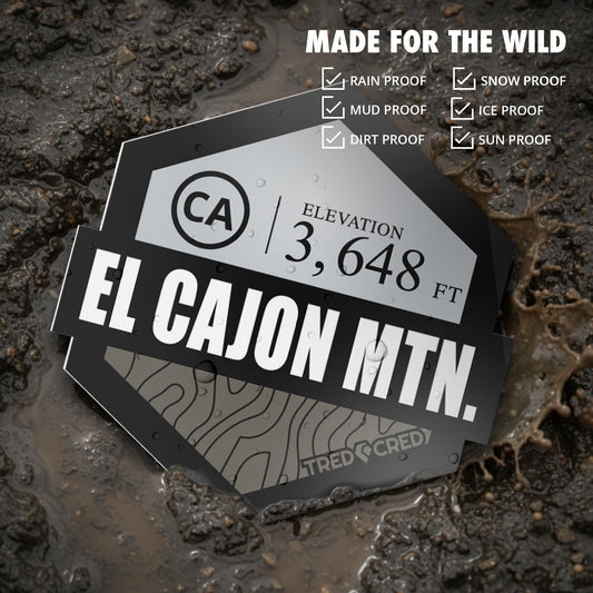 Sticker: El Cajon Mountain