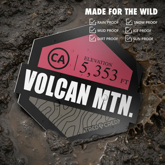 Sticker: Volcan Mountain