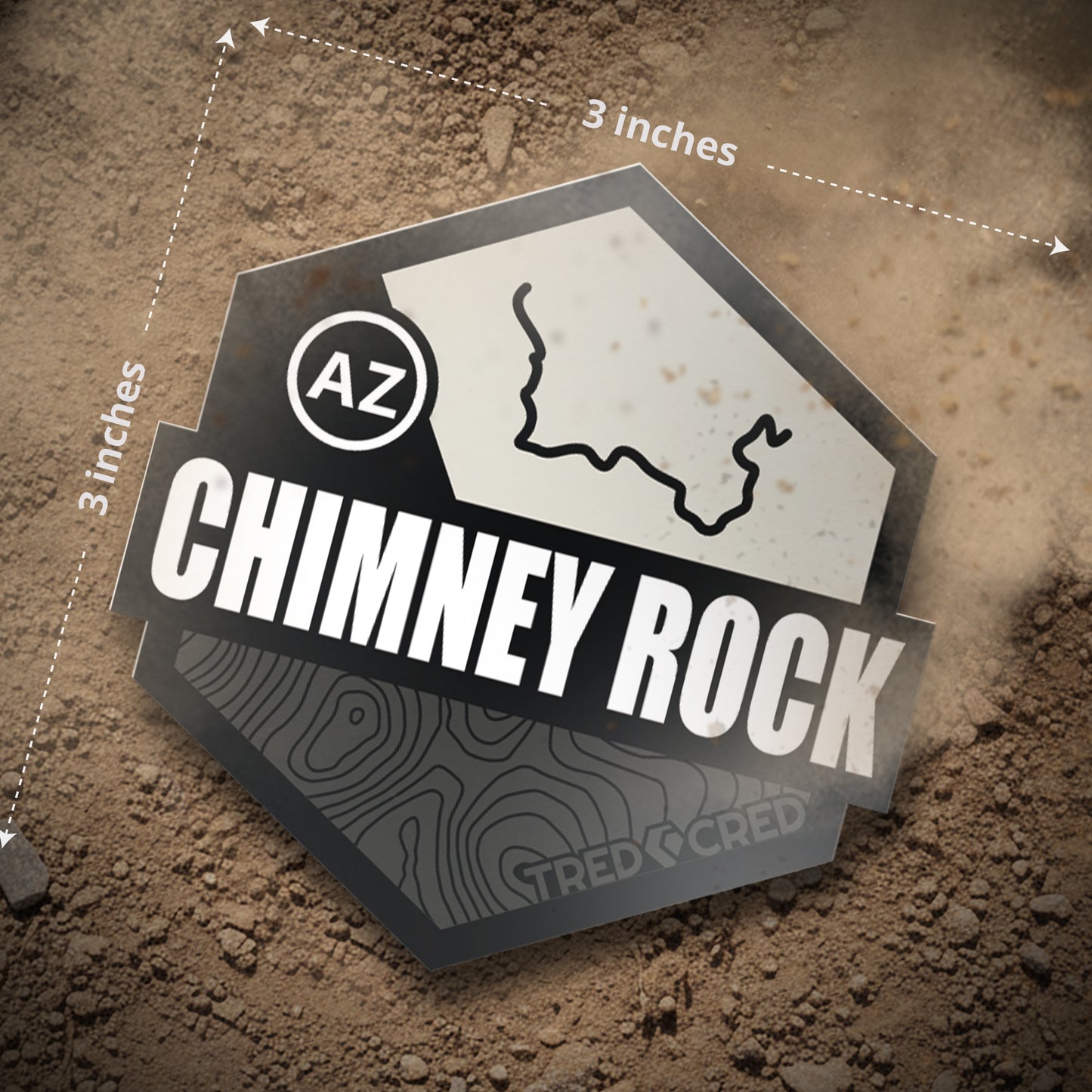 Sticker: Chimney Rock