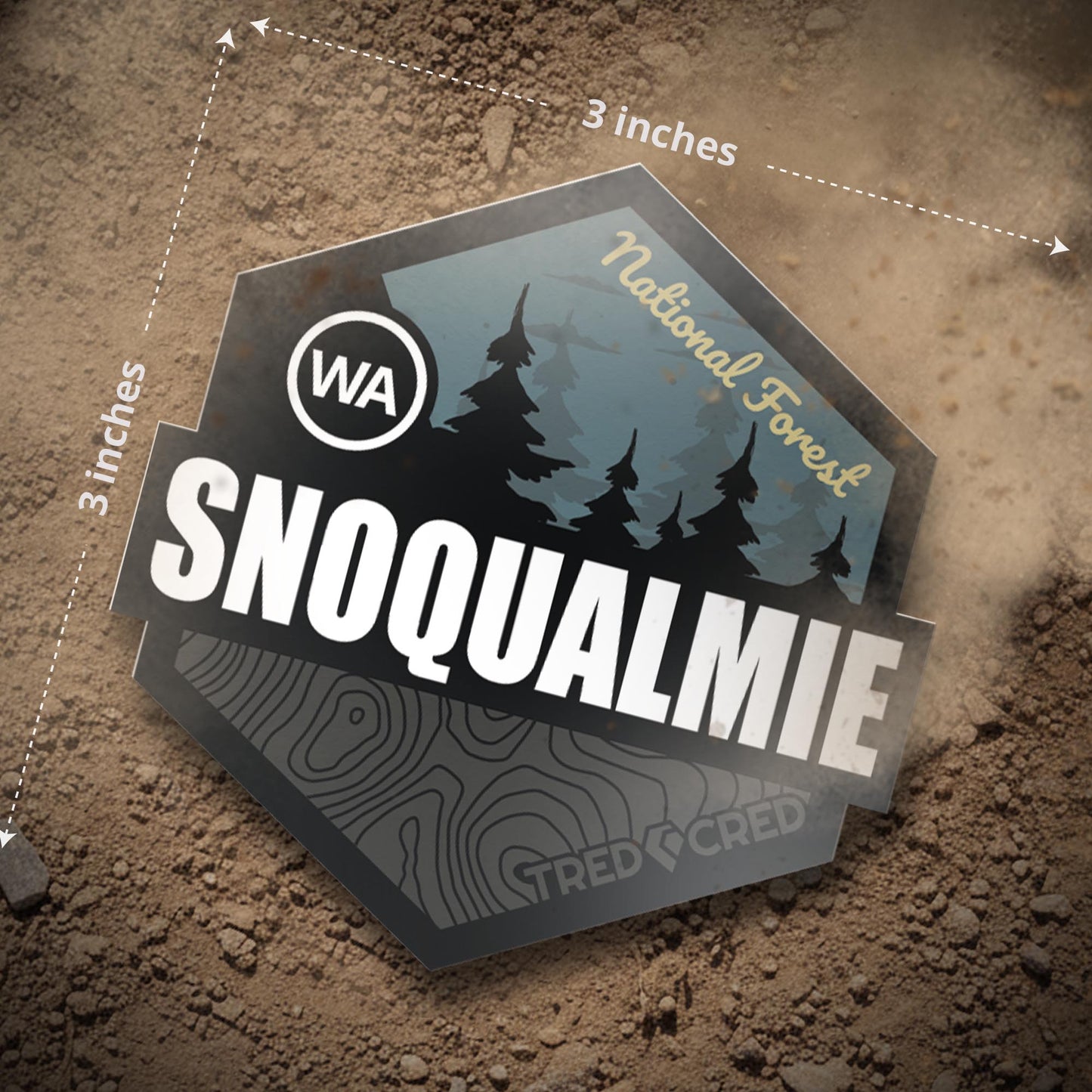Sticker: Snoqualmie National Forest