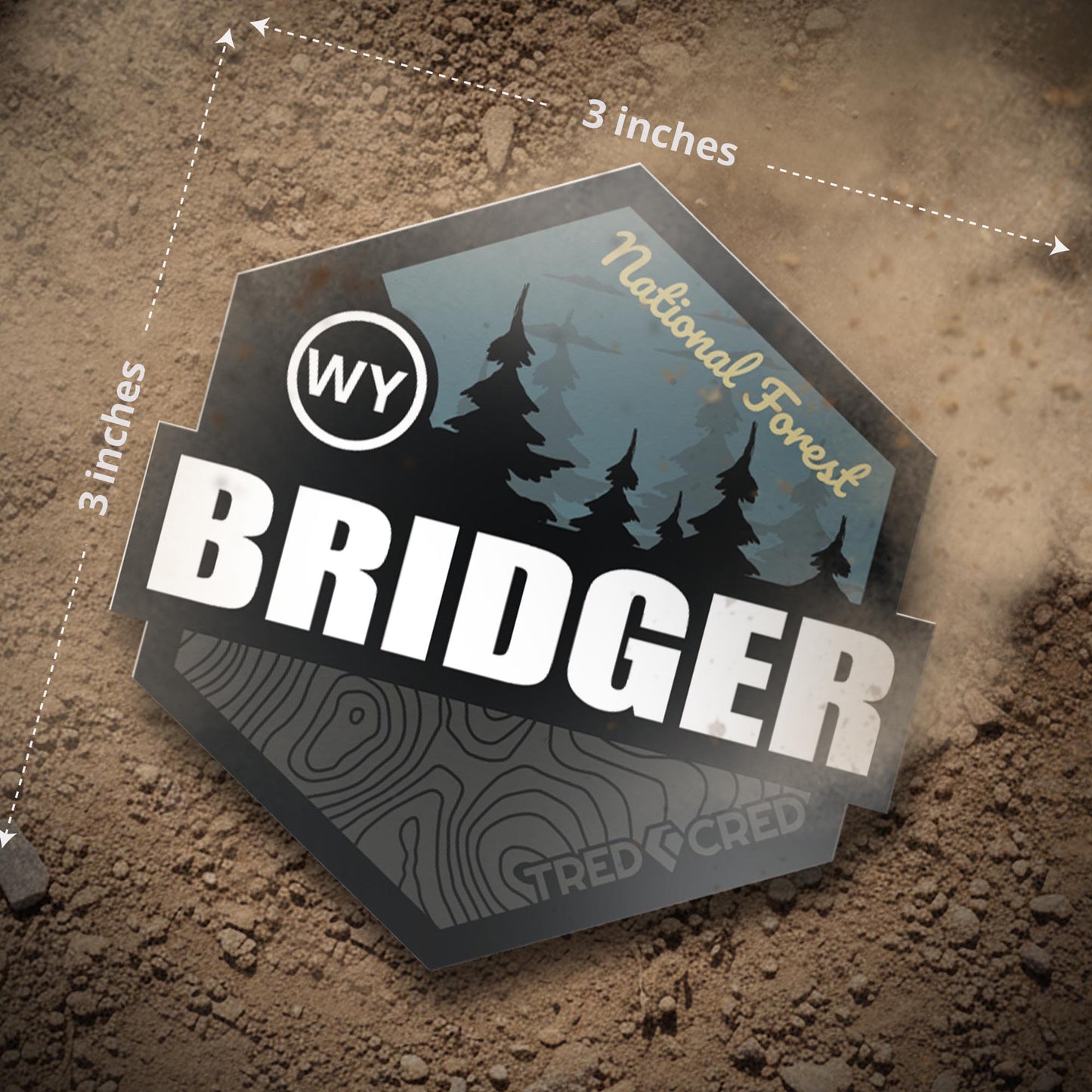 Sticker: Bridger National Forest
