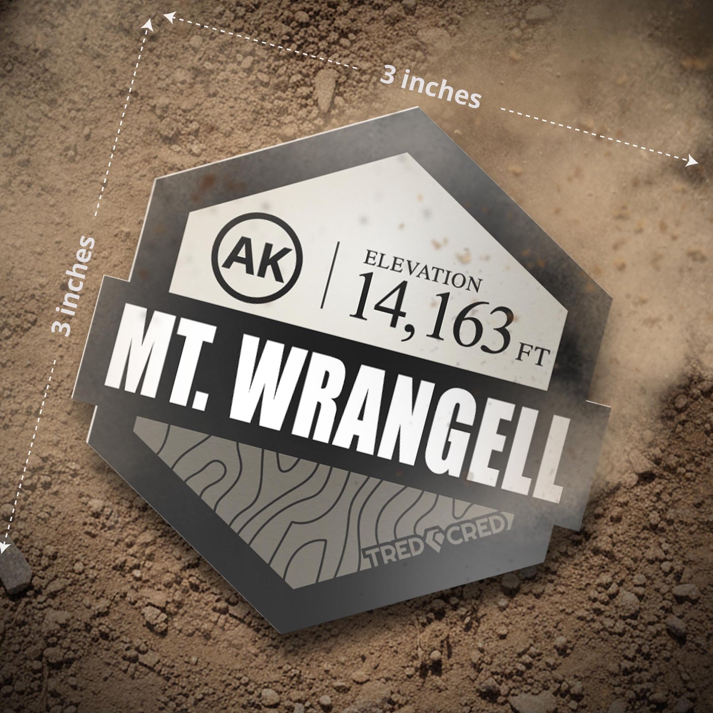 Sticker: Mount Wrangell