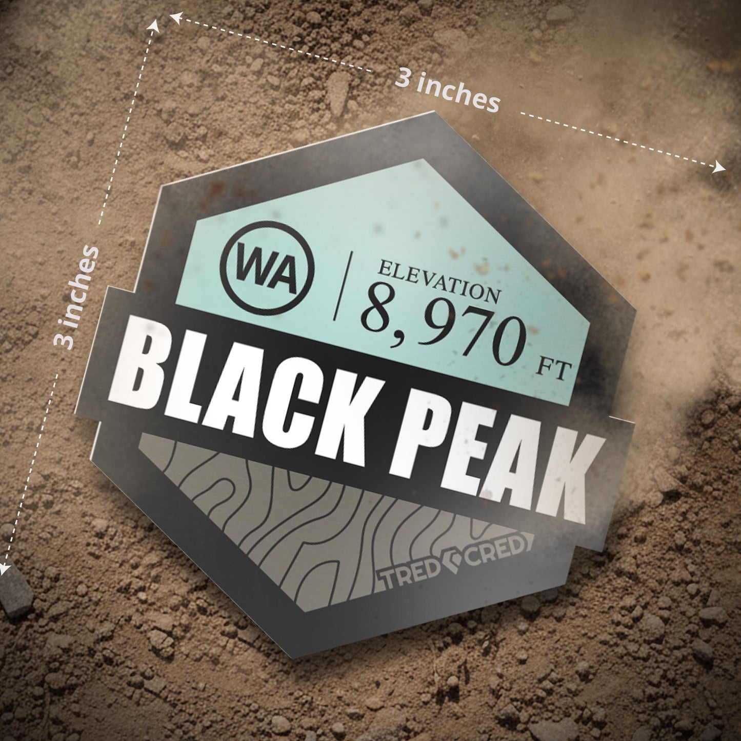 Sticker: Black Peak