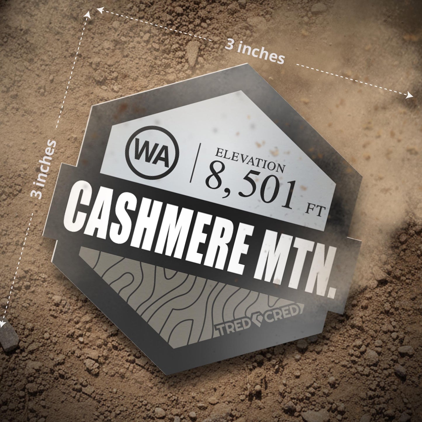 Sticker: Cashmere Mountain