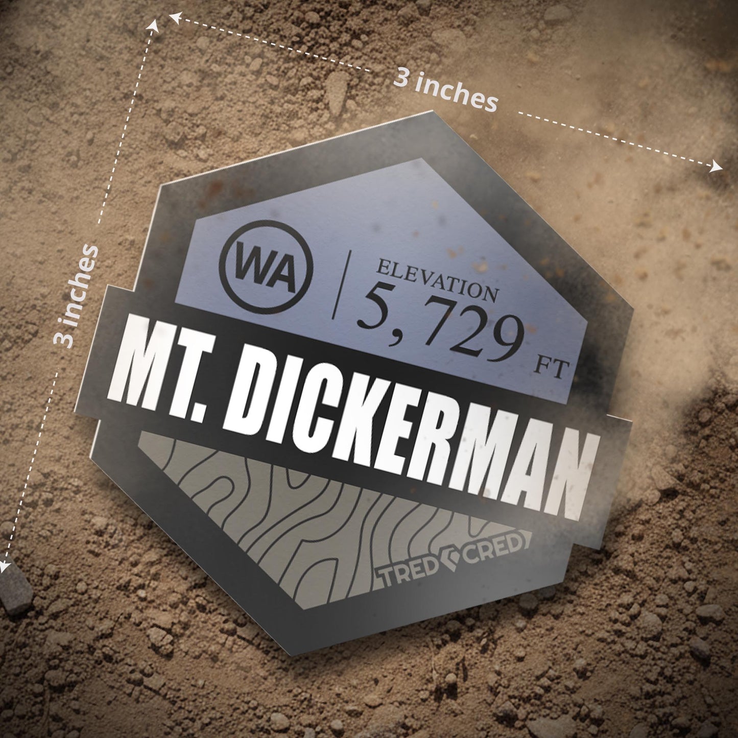 Sticker: Mount Dickerman