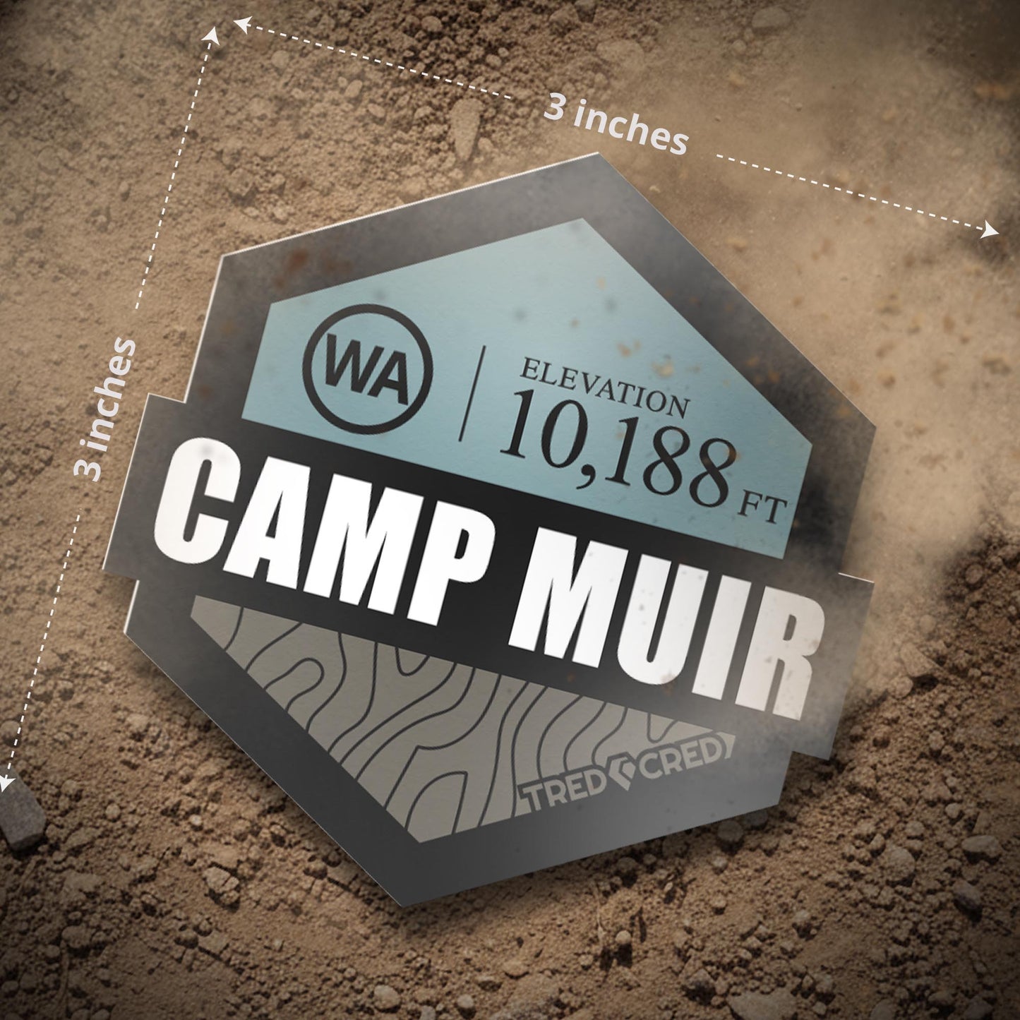 Sticker: Camp Muir