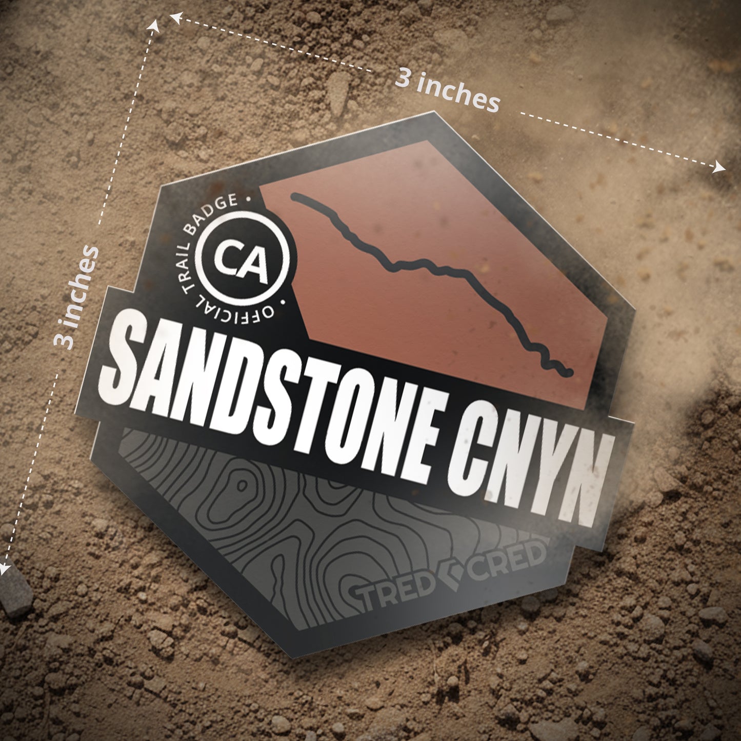 Sticker: Sandstone Canyon