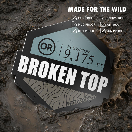 Sticker: Broken Top