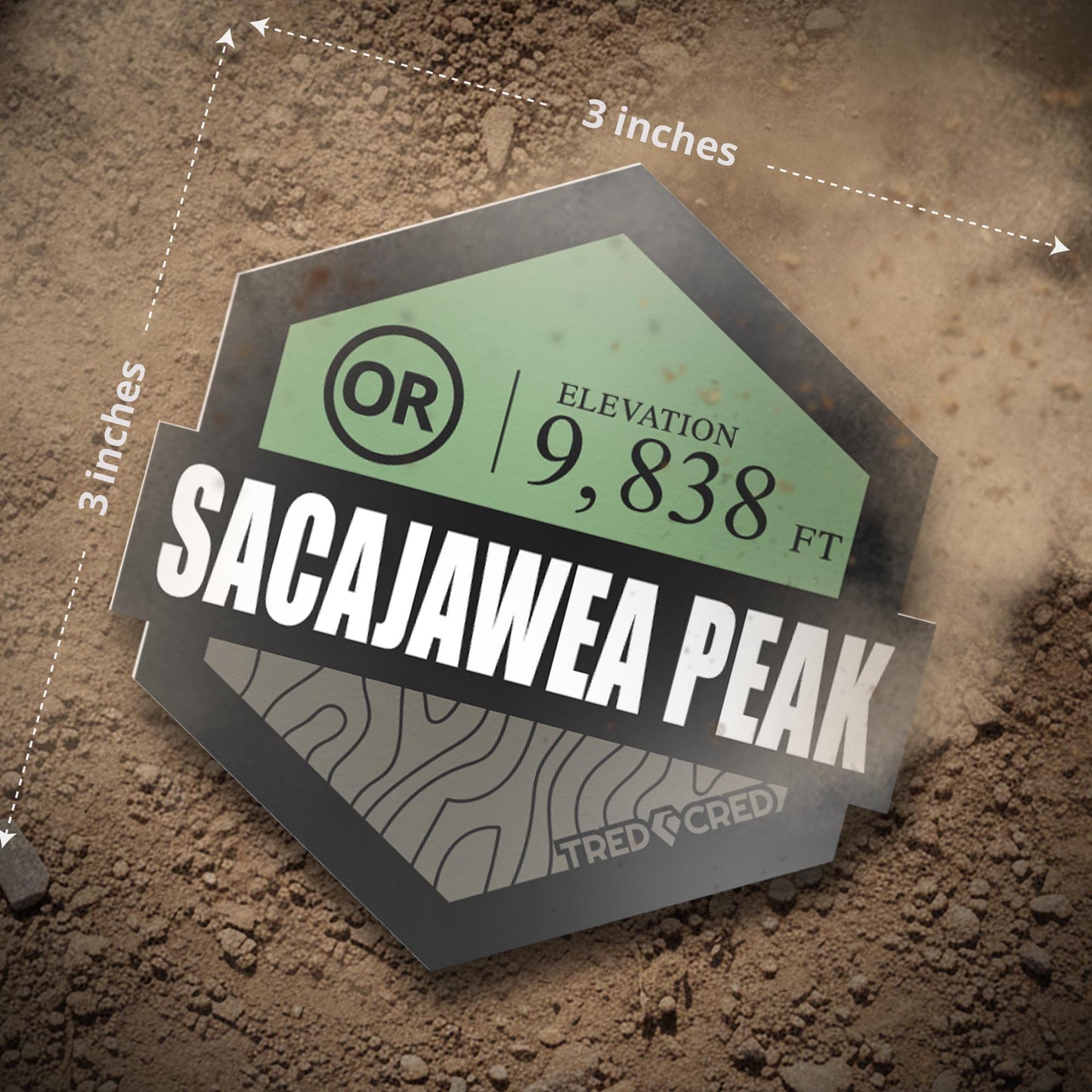 Sticker: Sacajawea Peak