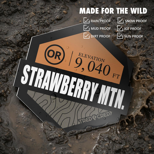 Sticker: Strawberry Mountain