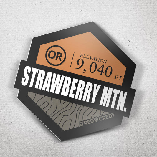 Sticker: Strawberry Mountain