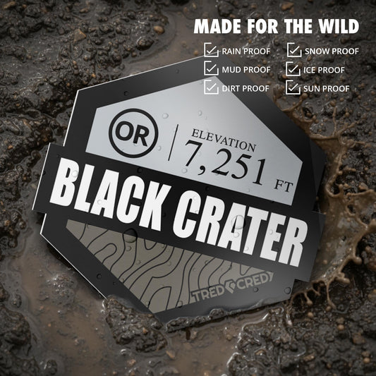 Sticker: Black Crater