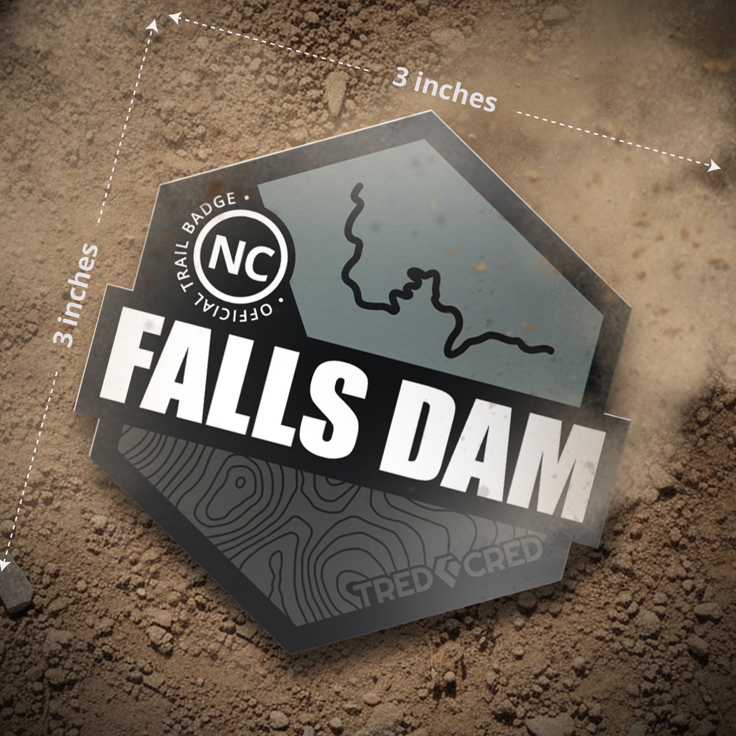 Sticker: Falls Dam