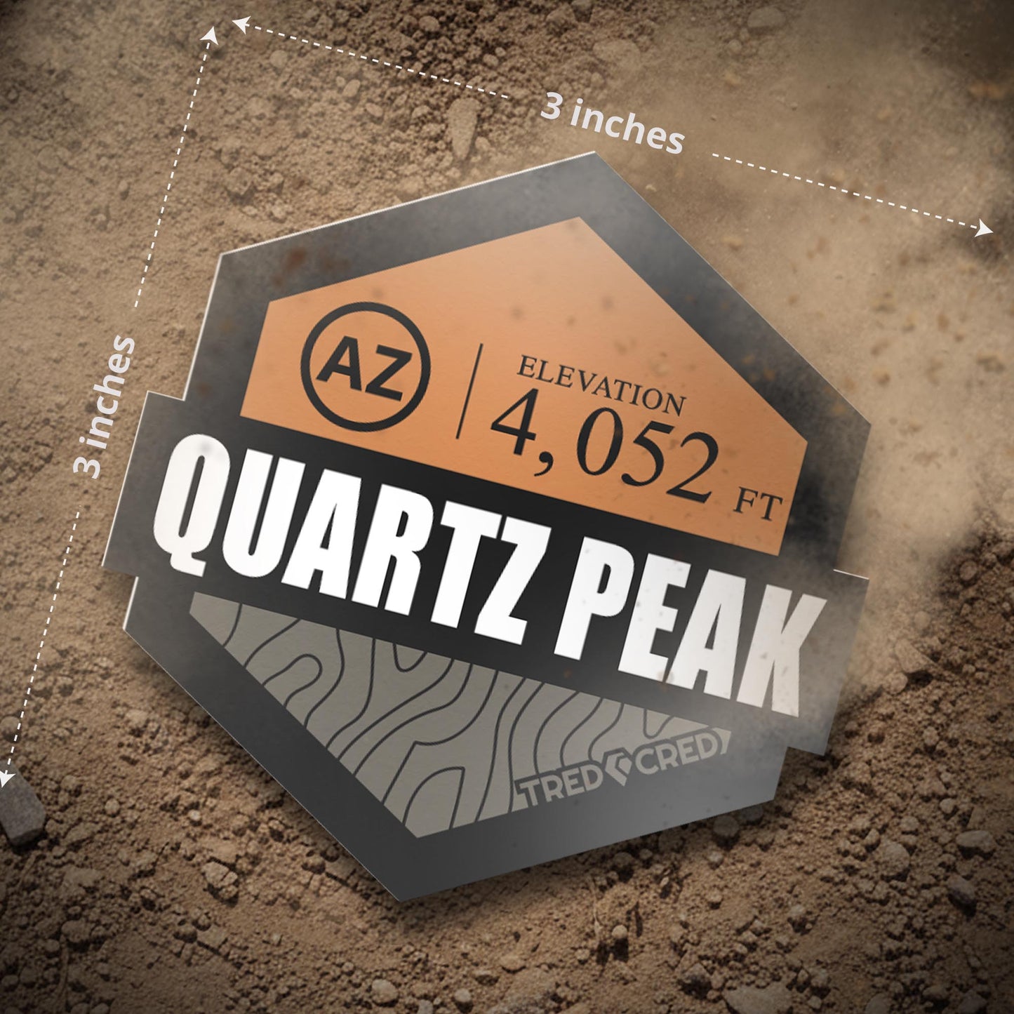Sticker: Quartz Peak