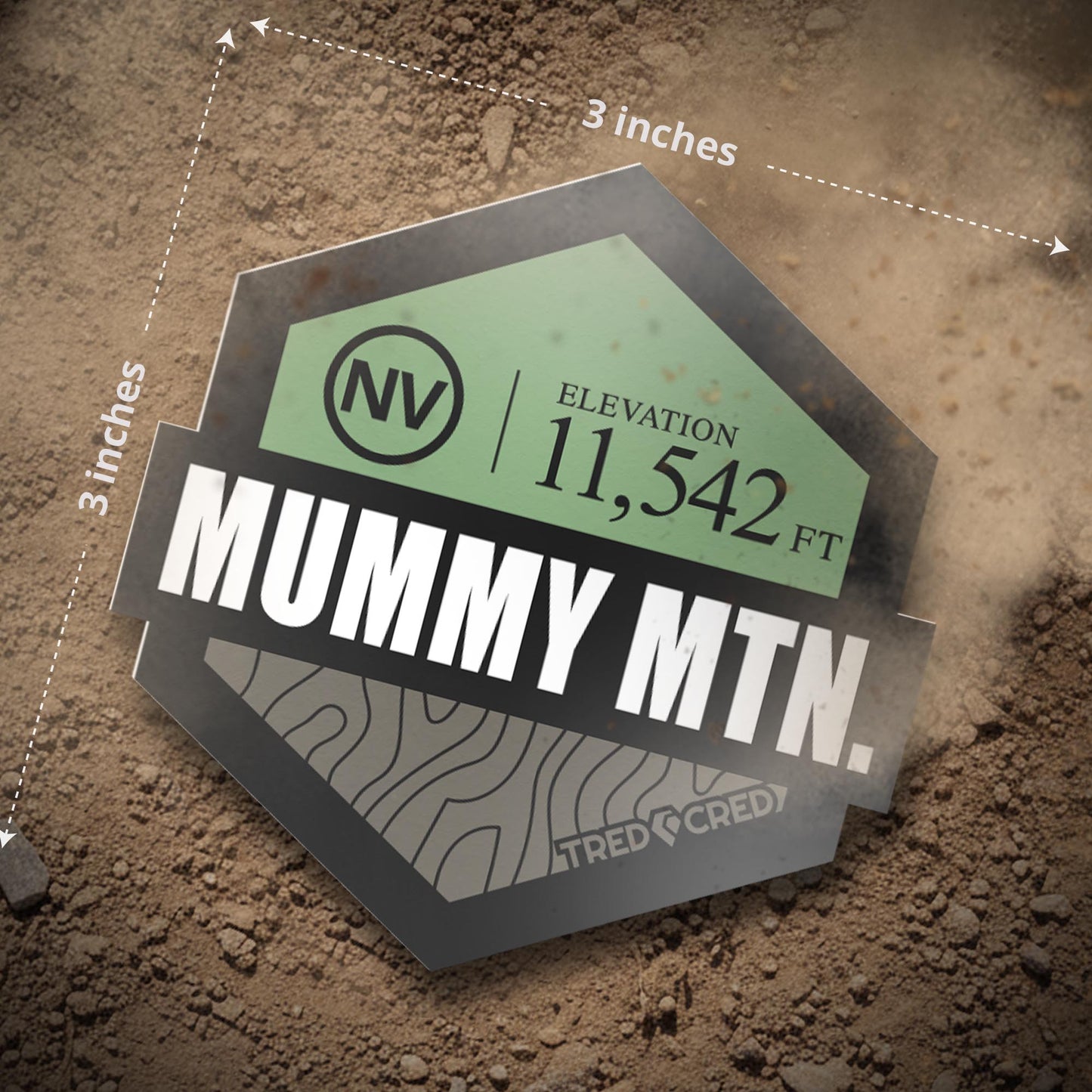 Sticker: Mummy Mountain