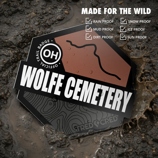 Sticker: Wolfe Cemetary