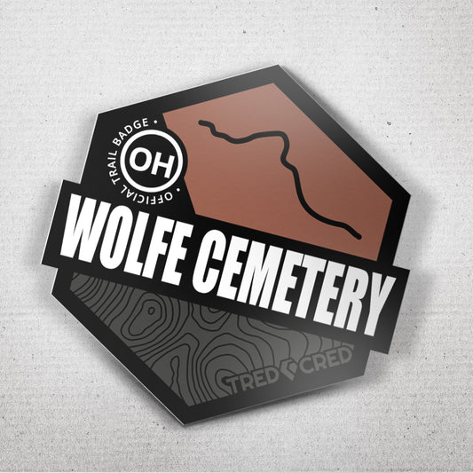 Sticker: Wolfe Cemetary