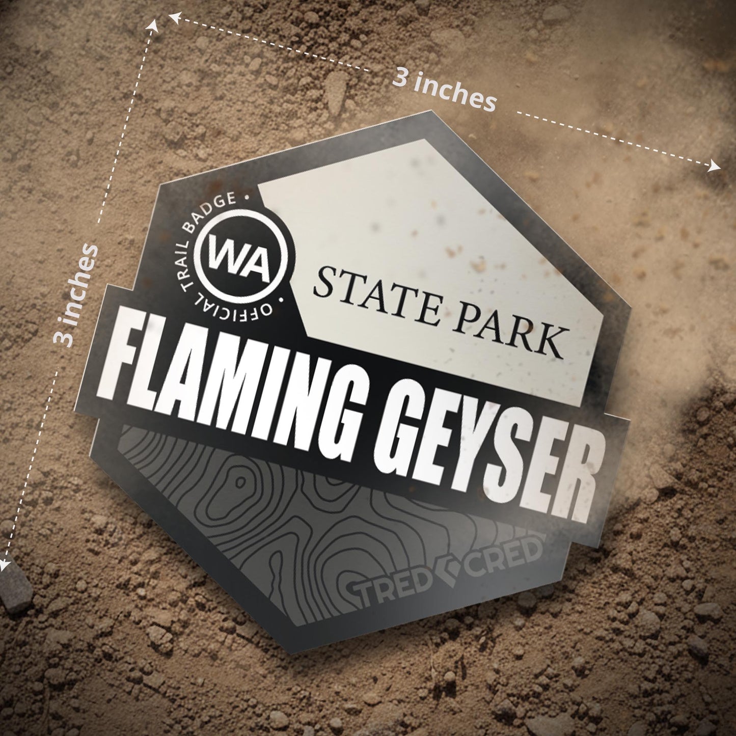 Sticker: Flaming Geyser State Park