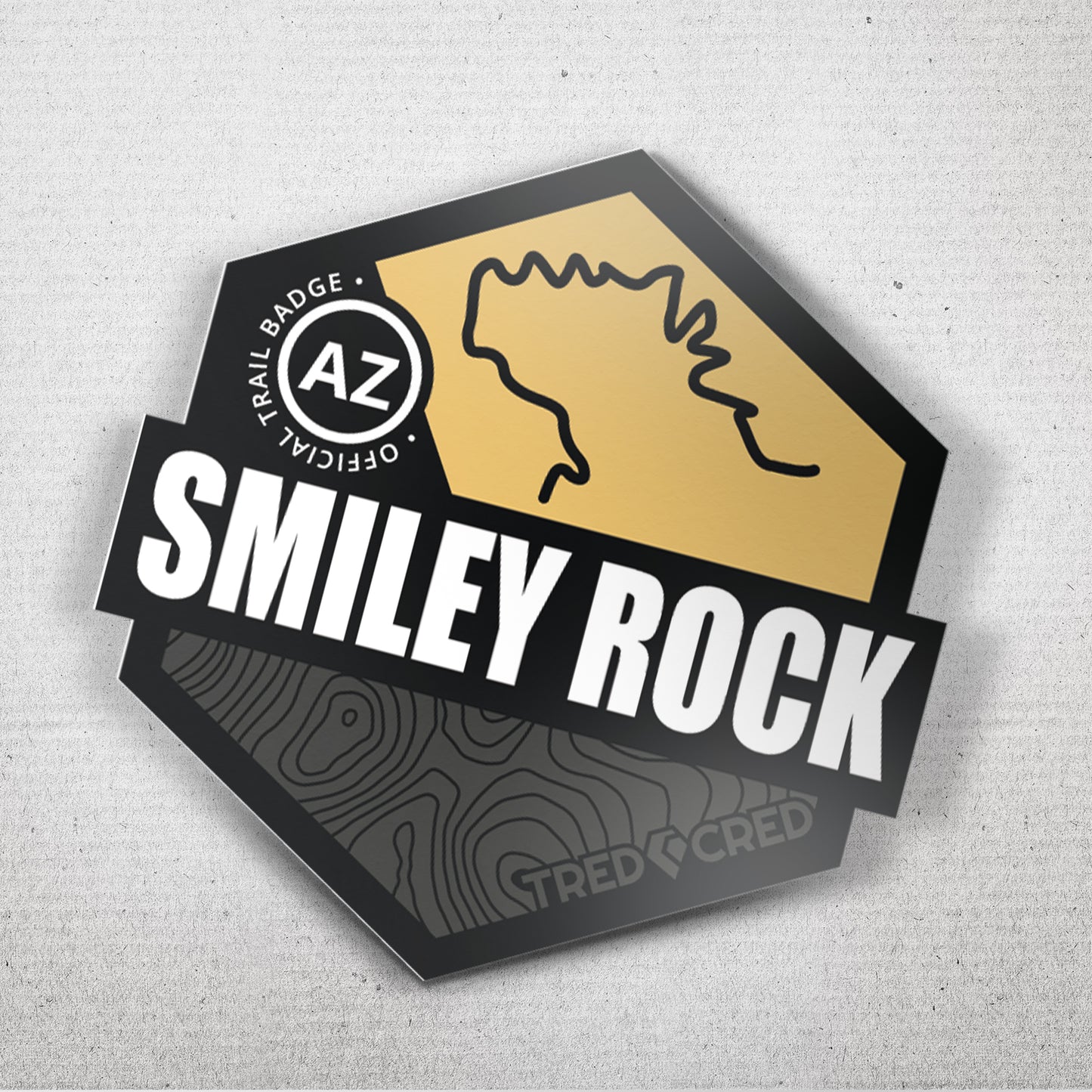 Sticker: Smiley Rock