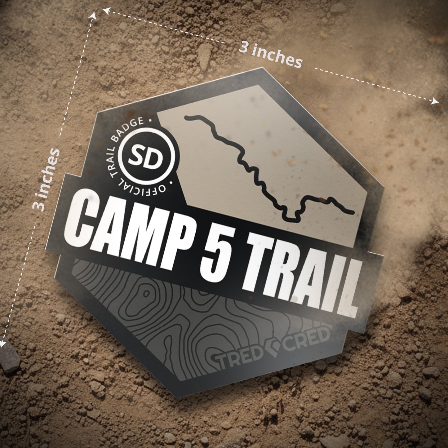 Sticker: Camp 5 Trail