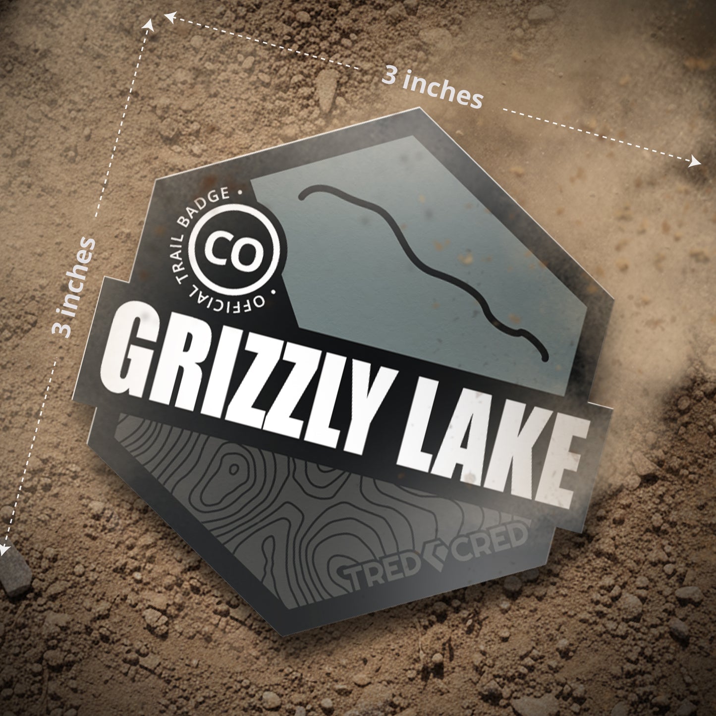 Sticker: Grizzly Lake