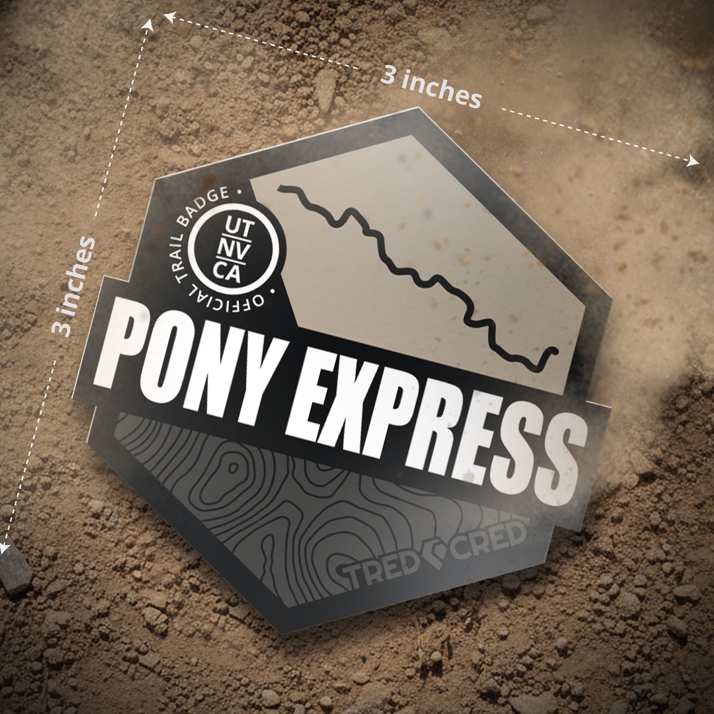 Sticker: Pony Express (West)