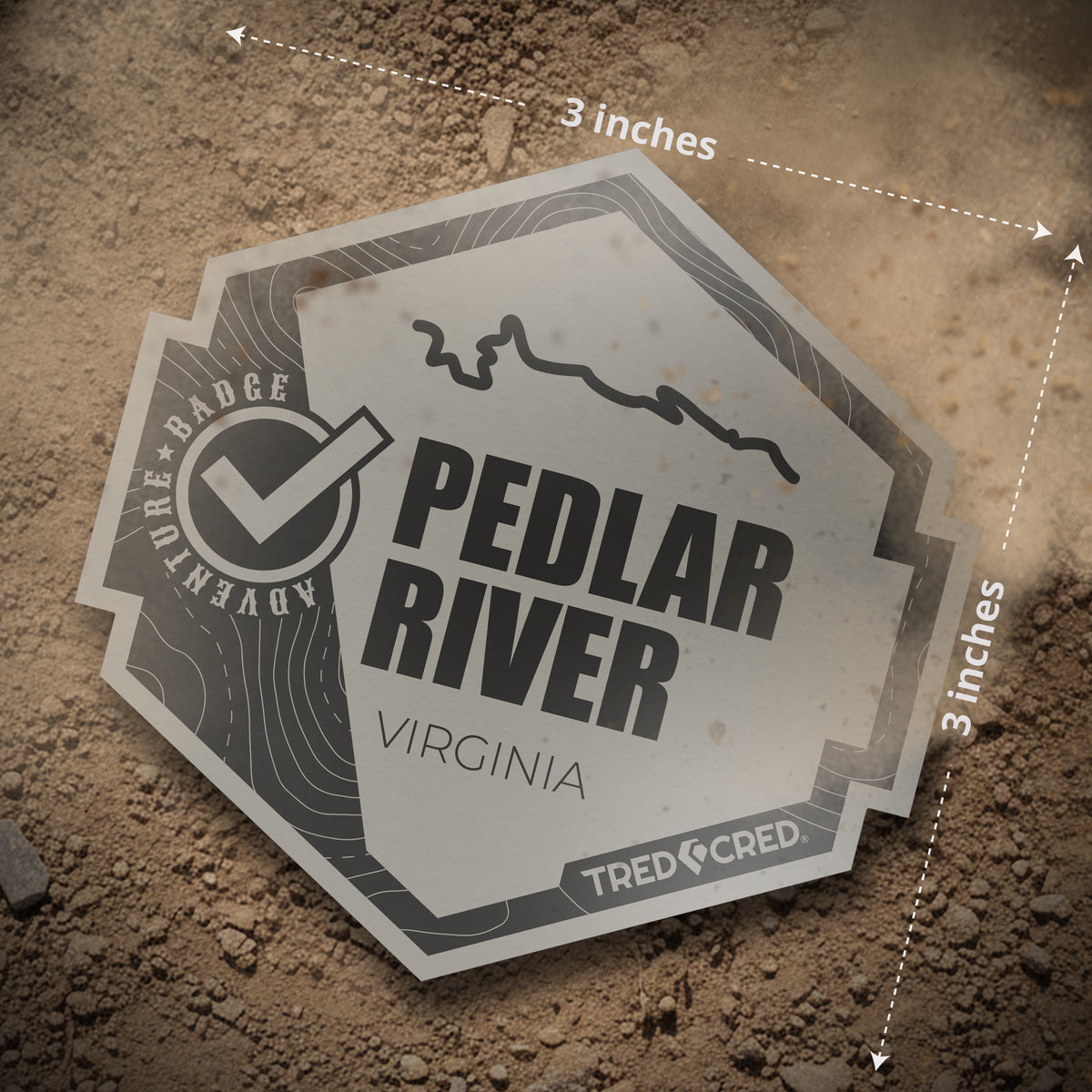 Sticker: Pedlar River