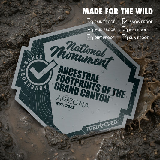 Sticker: Ancestral Footprints of the Grand Canyon National Monument