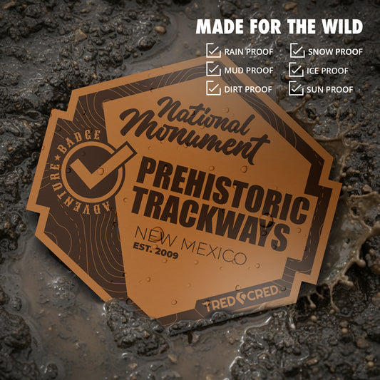 Sticker: Prehistoric Trackways National Monument
